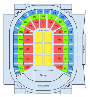 TUI Arena Sitzplan