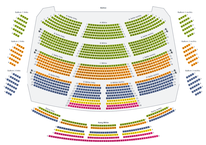 Meistersingerhalle Nürnberg Sitzplan