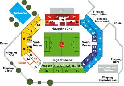 Grundig Stadion Sitzplan