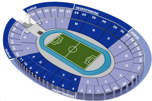 Sitzplan Berliner Olympiastadion