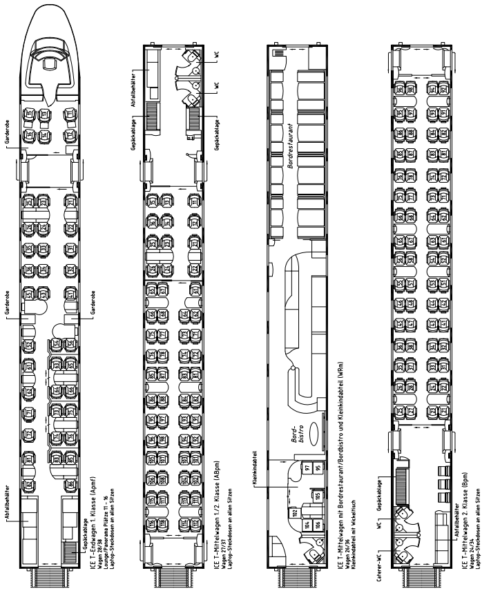 Sitzplan ICE T Leipzip
