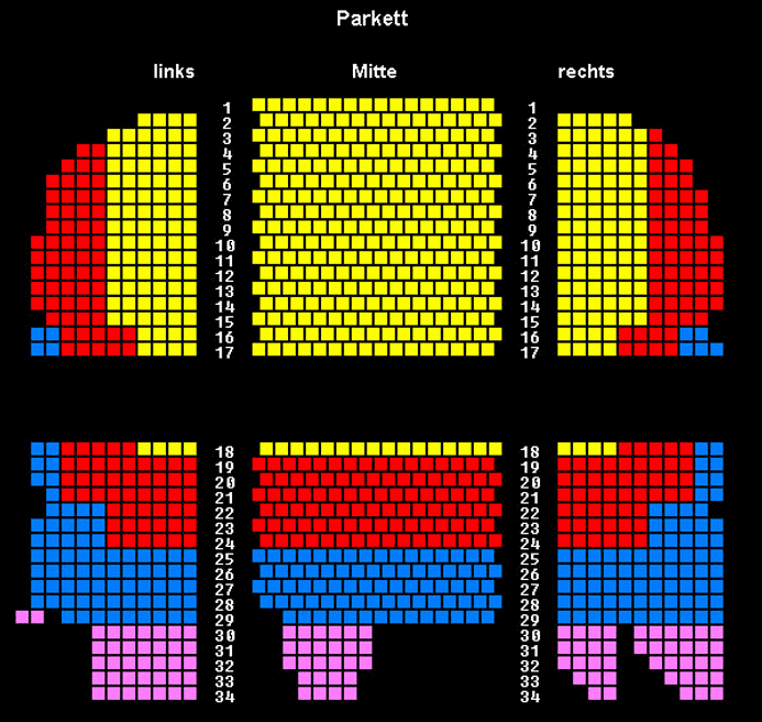 Capitol Theater Düsseldorf Sitzplan