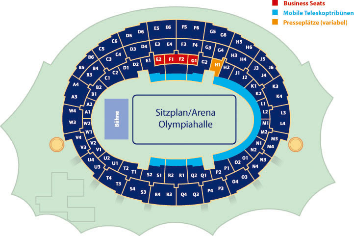 Olympiahalle München Sitzplan