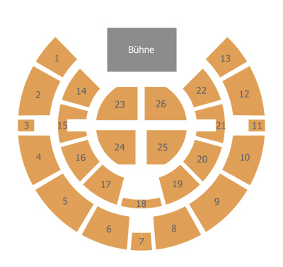 Tempodrom Sitzplan