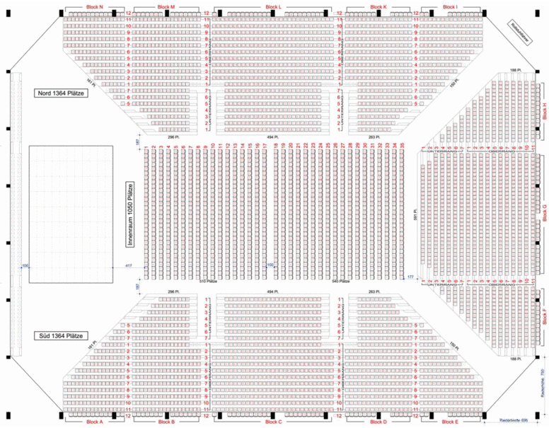 Arena Trier West Sitzplan