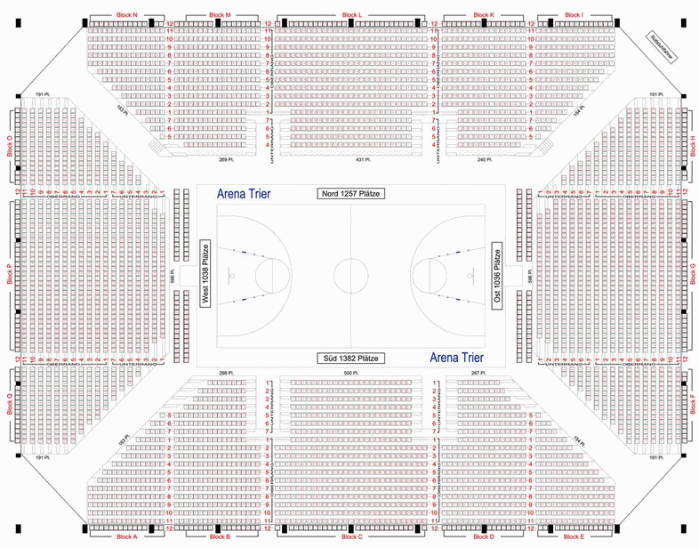 Arena Trier Mitte Sitzplan