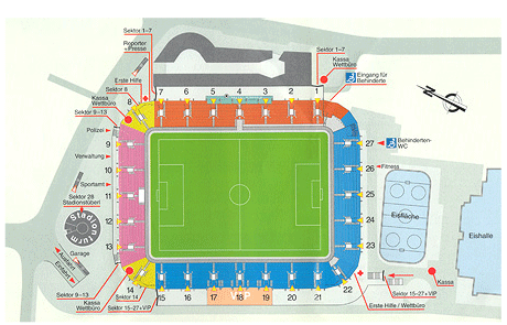 UPC-Arena Graz Sitzplan