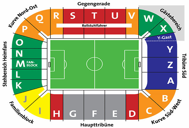 WWK ARENA Augsburg Sitzplan