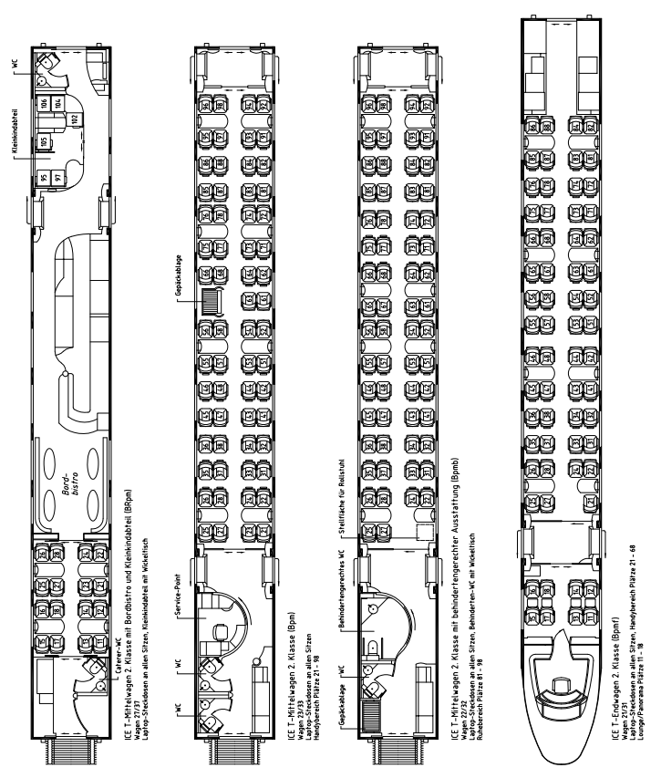 Sitzplan ICE T Leipzip