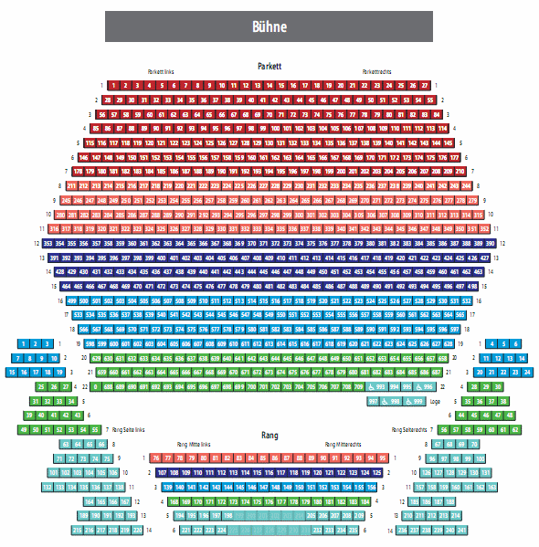 Staatstheater Darmstadt Großes Haus Sitzplan
